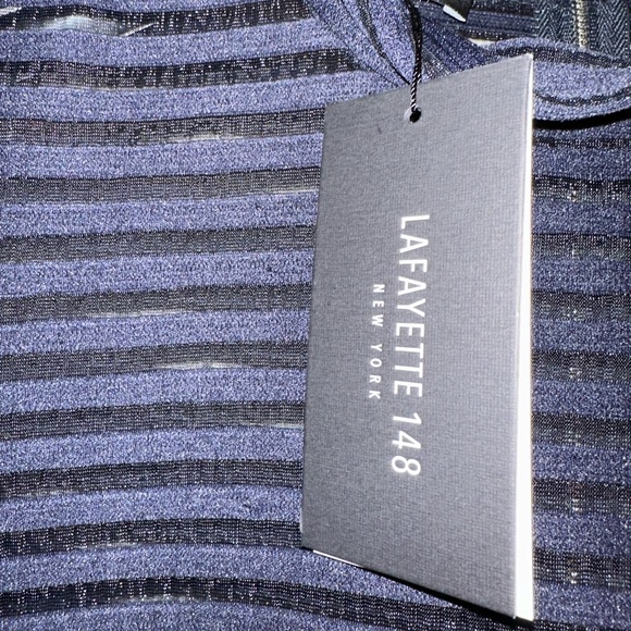 Lafayette 148 Mod Sheath Dress in Ink NWT - L - Picture 7 of 9